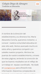 Mobile Screenshot of colegiodiegodealmagro.com